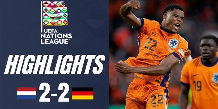 UEFA Nations League 20242025 Belanda VS Jerman 2-2